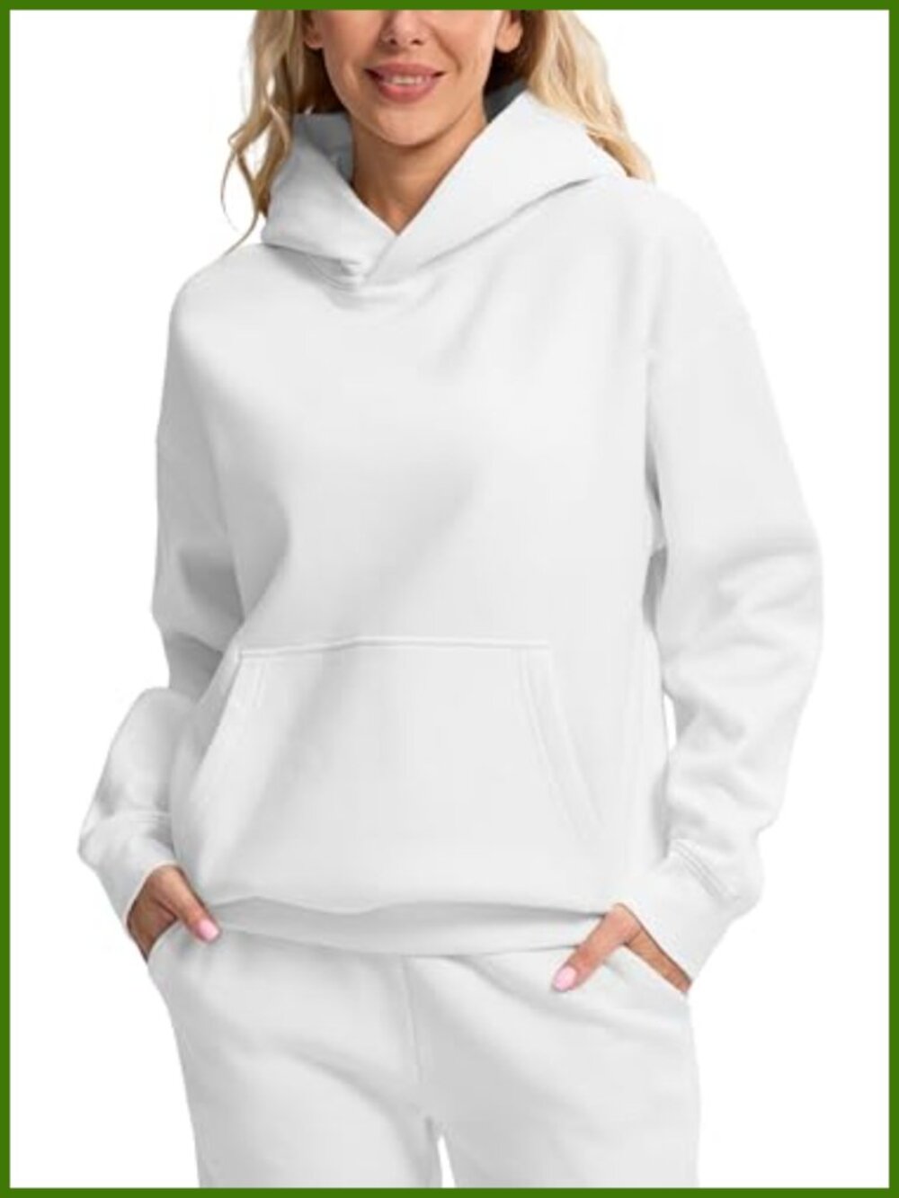 Oversized Fleece Hoodie Pullover Sweatshirt Kangaroo Pocket